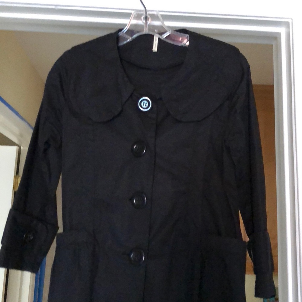 Black Lightweight Coat - image 3